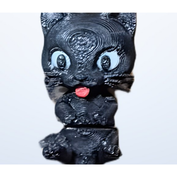 Black Cat Keychain