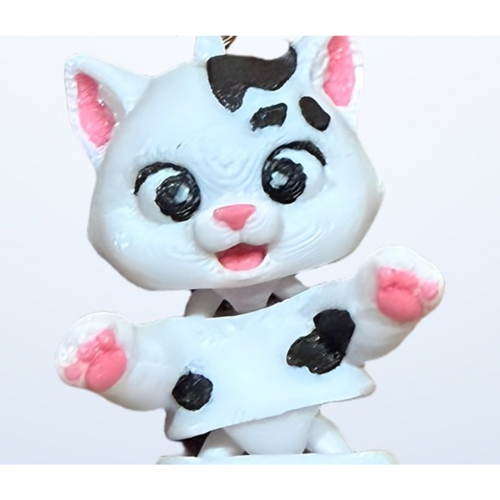 Spotted Cat Keychain