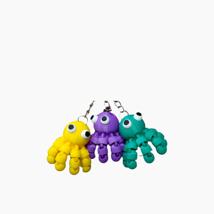 Octopus Trio Keychain