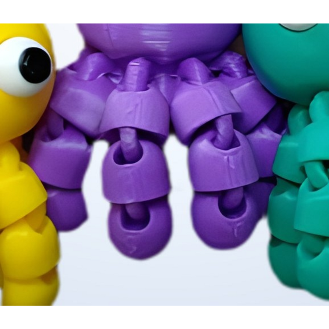 Octopus Trio Keychain