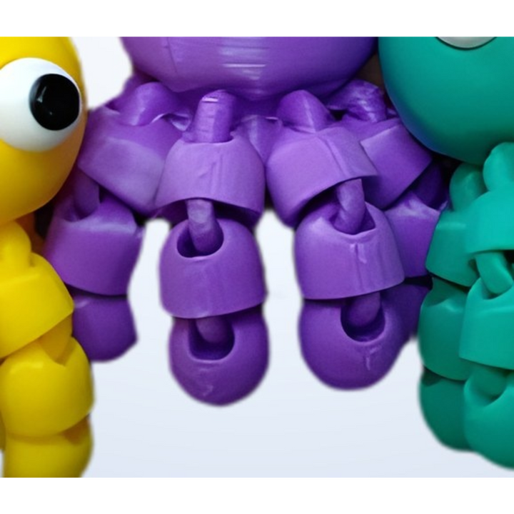 Octopus Trio Keychain