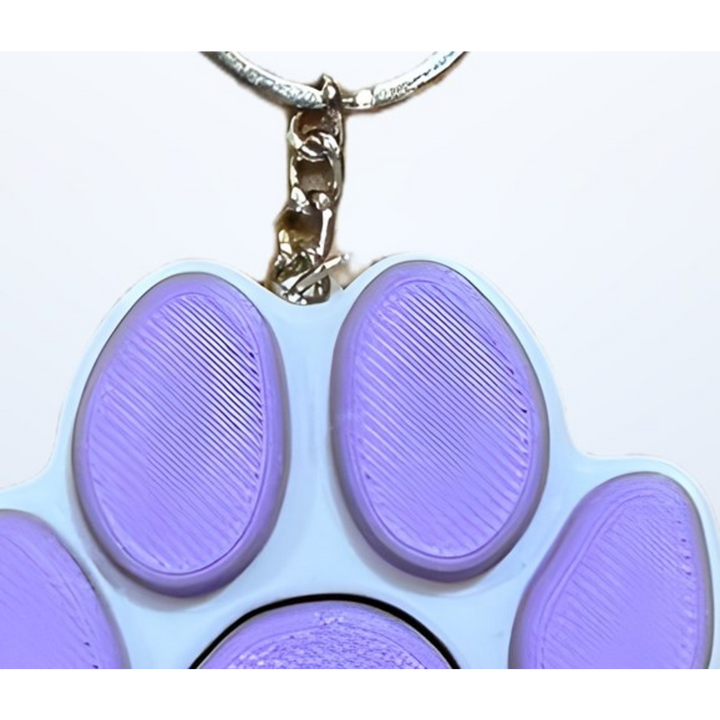 Cat Paw – Lilac Keychain