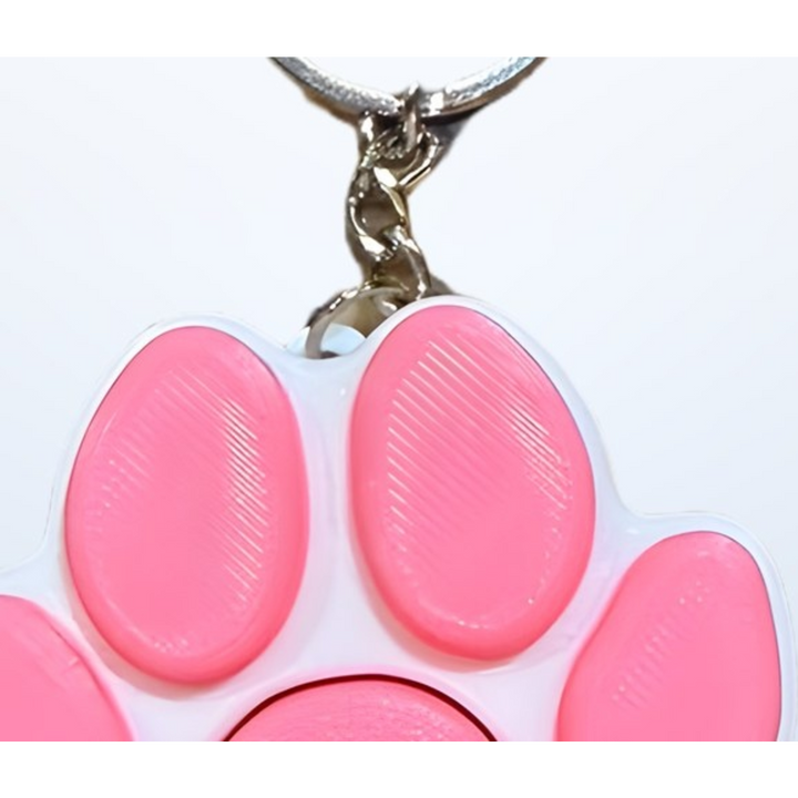Generic Cat Paw – Pink Keychain
