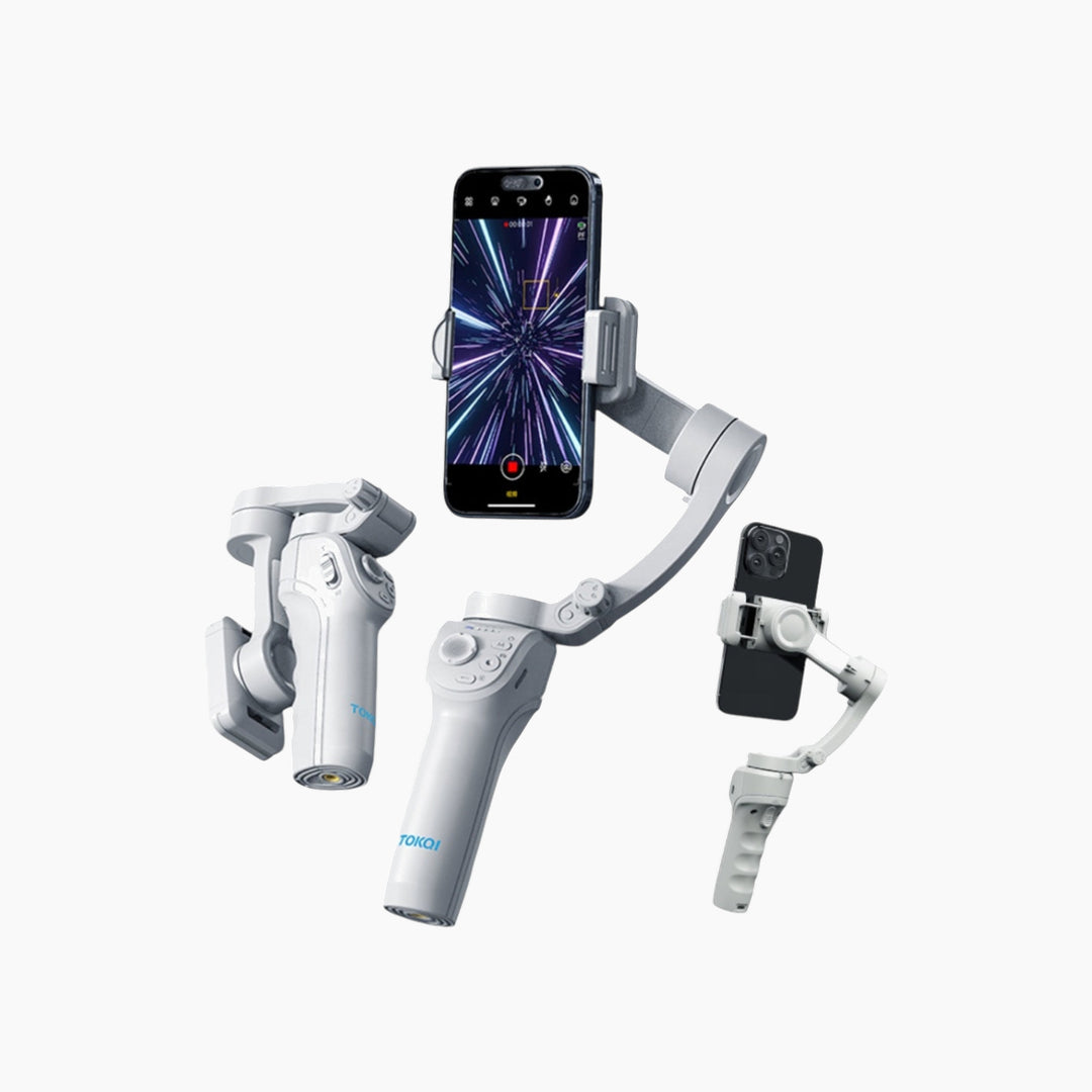 TOKQI M01 360 gimbal phone stabilizer with Bluetooth