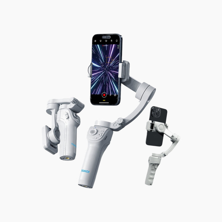 TOKQI M01 360 gimbal phone stabilizer with Bluetooth