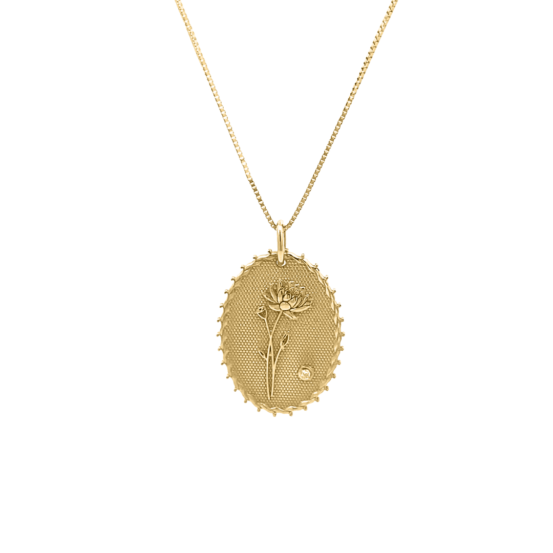 BabyChic Fine Jewelry Birthflower Necklace