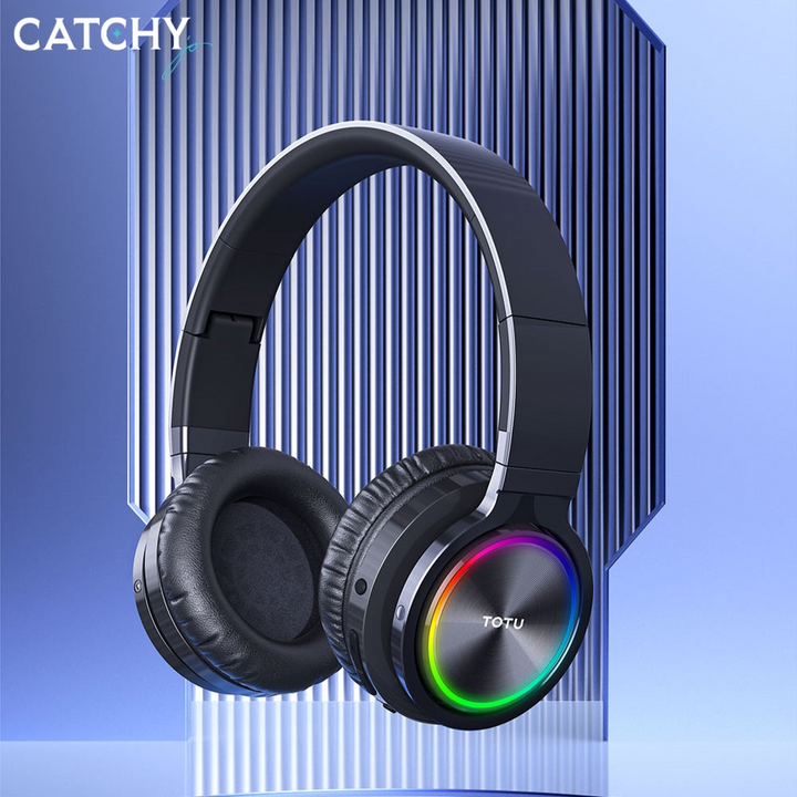 TOTU B12 wireless headset with RGB breathing lamp