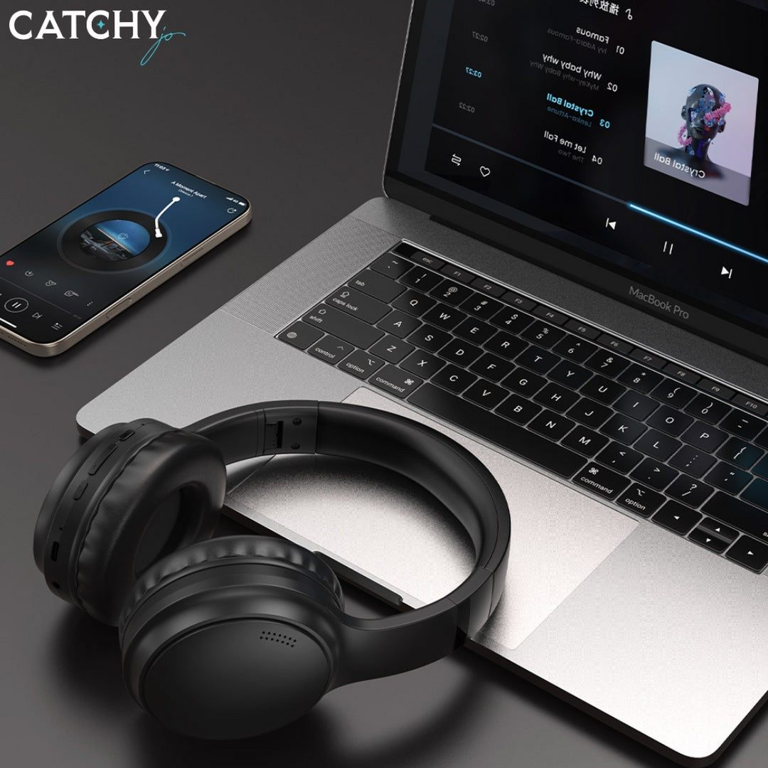 TOTU BE-2-HP Bluetooth headset with active noise cancellation