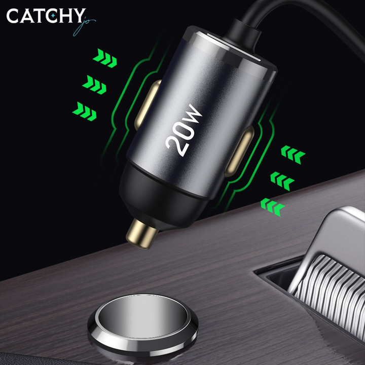 شاحن سيارة TOTU DCCPD-012 مع كابل