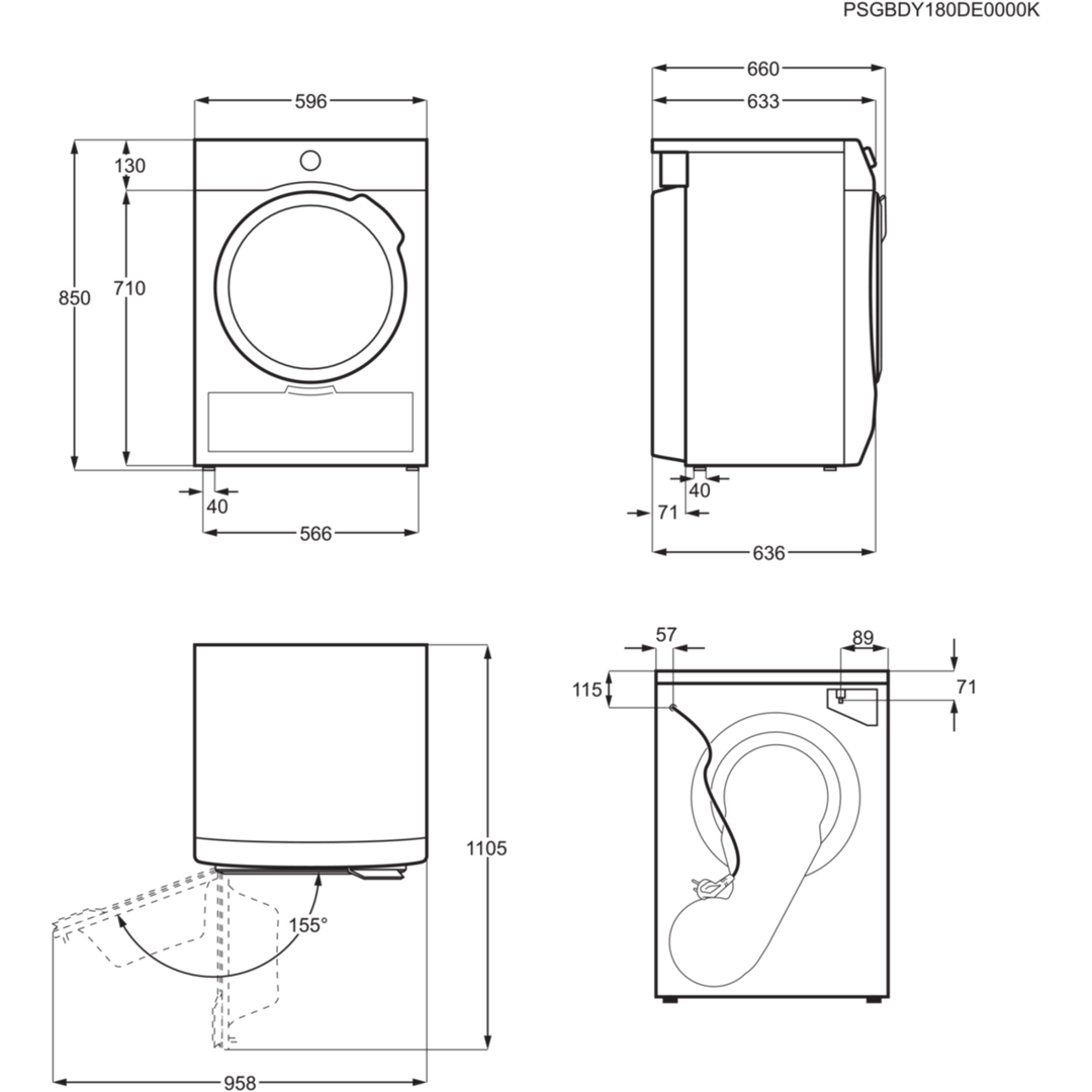 AEG Dryer 9 KG