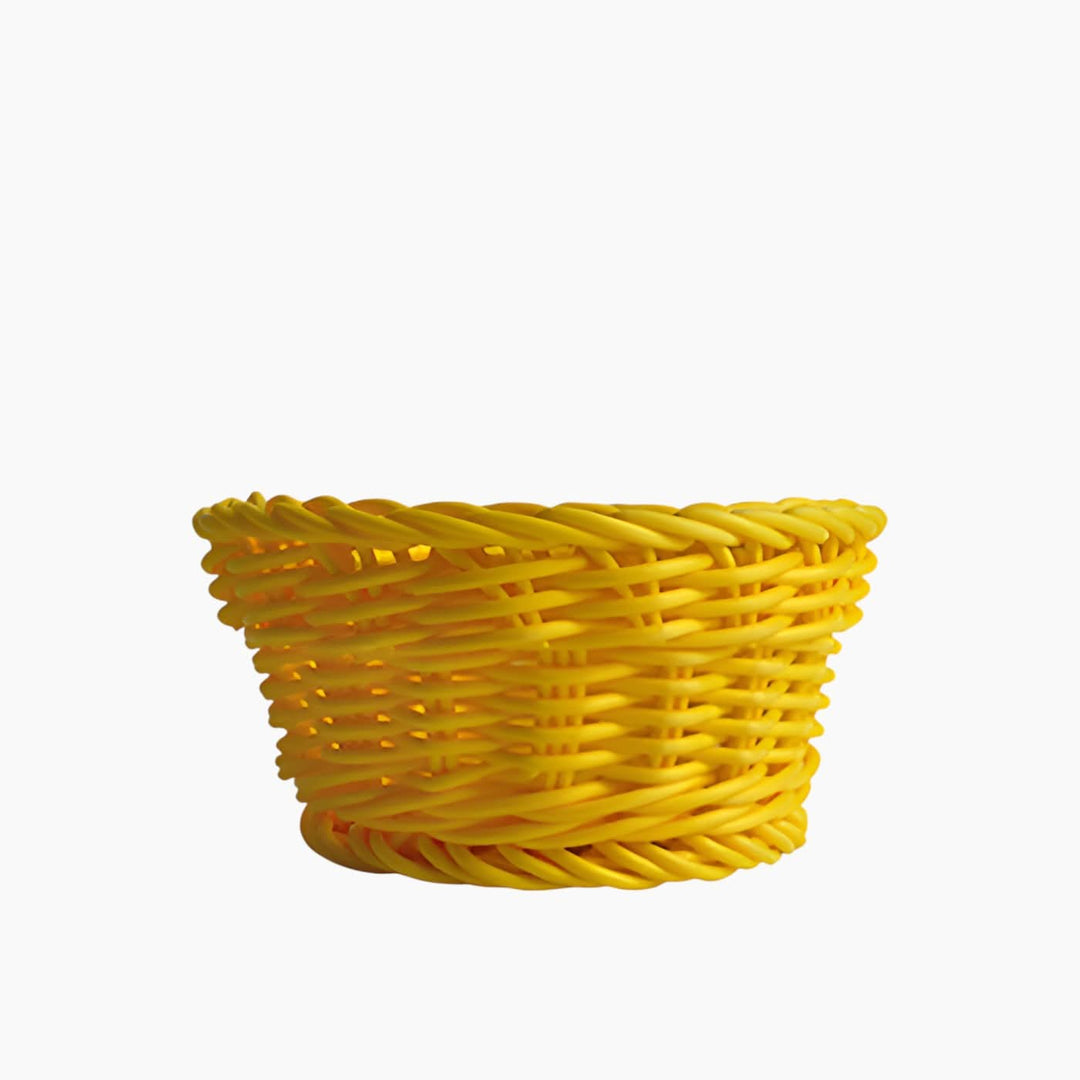Tablecraft Polycarbonate Round Basket