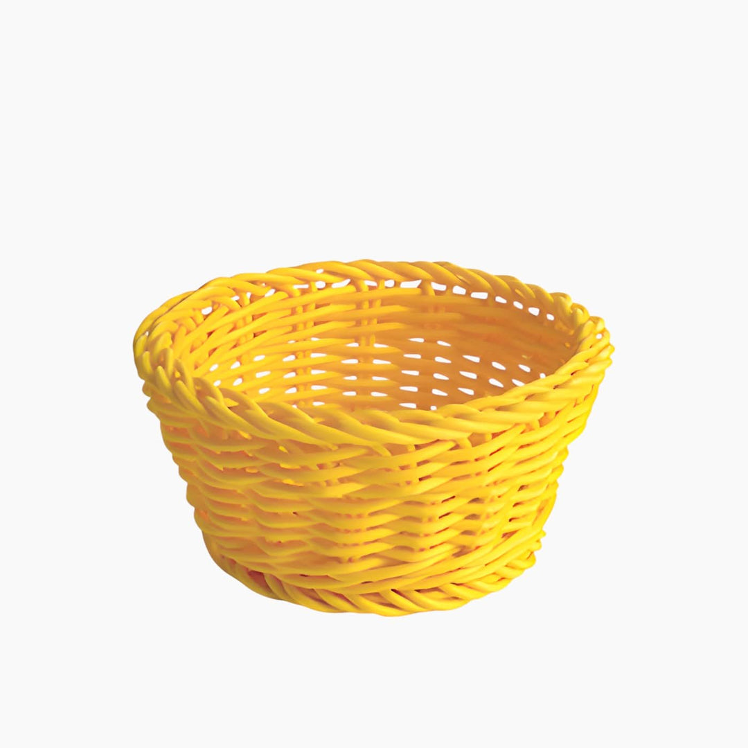 Tablecraft Polycarbonate Round Basket