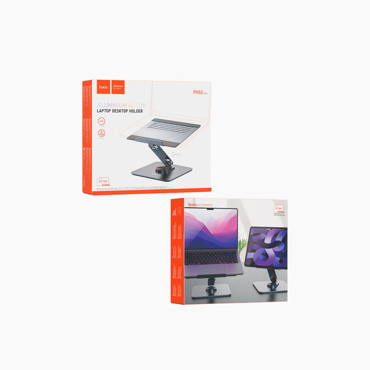 Tabletop holder rotating desktop stand for tablets and laptops