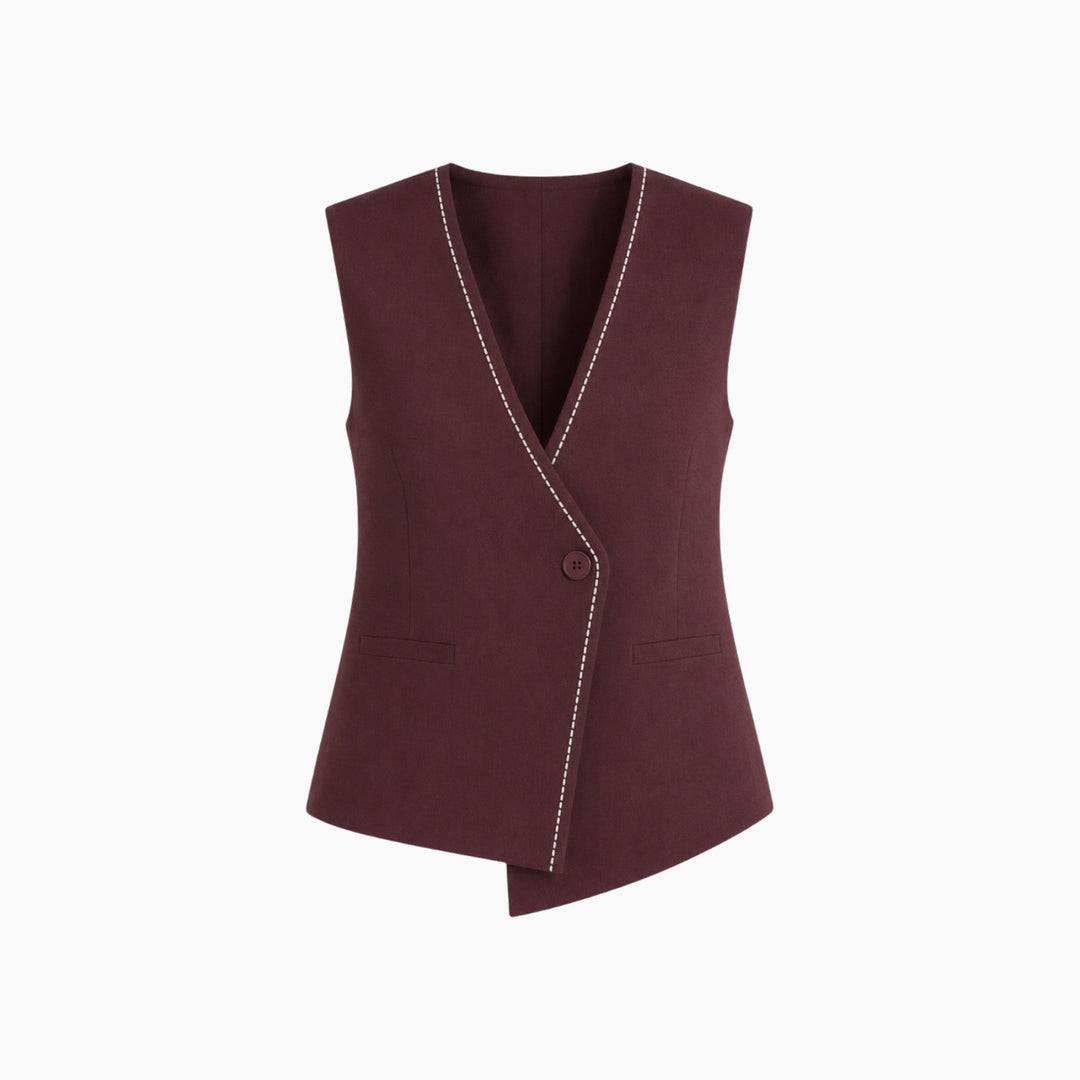 Tailored Sleeveless Vest