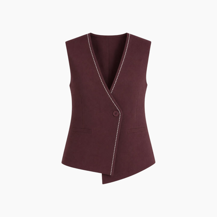 Tailored Sleeveless Vest