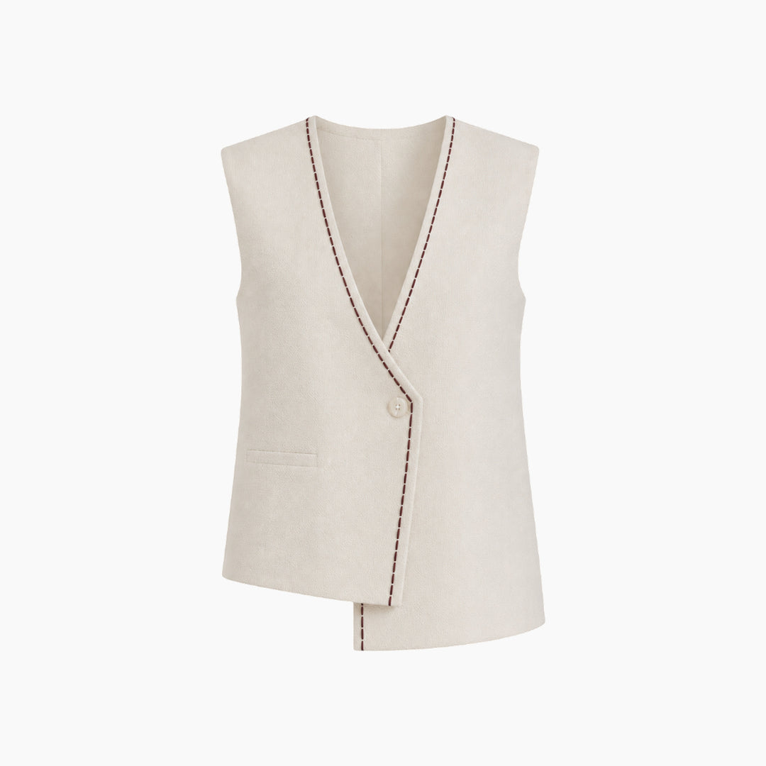 Tailored Sleeveless Vest
