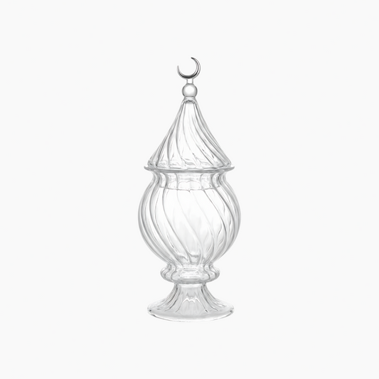 Bh Home Recycled Handmade Tall Ramadan Themed Jar