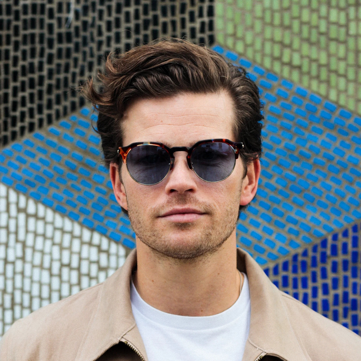 Taylor Morris Knight 32102-C3 geometric cat-eye sunglasses