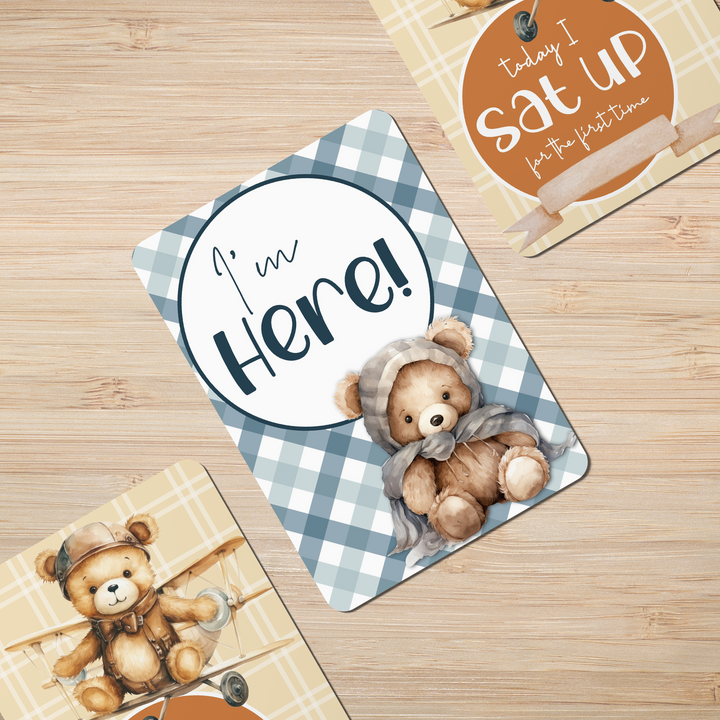 Twinkle &amp; Giraffe Milestone Cards Set of 30