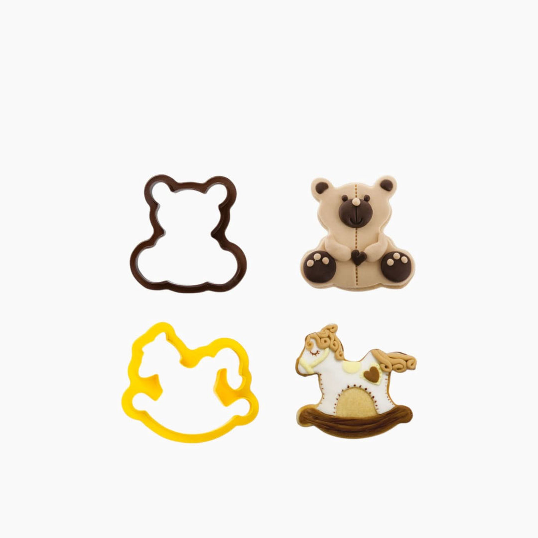 Decora Animal cookie cutters, Ladybug &amp; Bee 2 Piece set
