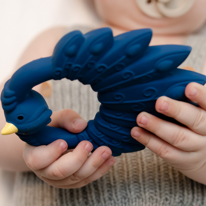 Natruba Teether Peacock Blue