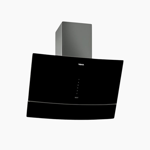 Black Vertical Decorative Hood Touch Control Panel LED Illumination