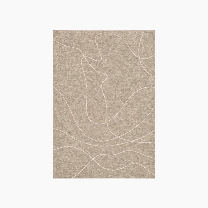 Textured Leaf Pattern Carpet