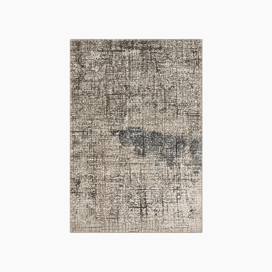 Textured Monochrome Abstract Rug
