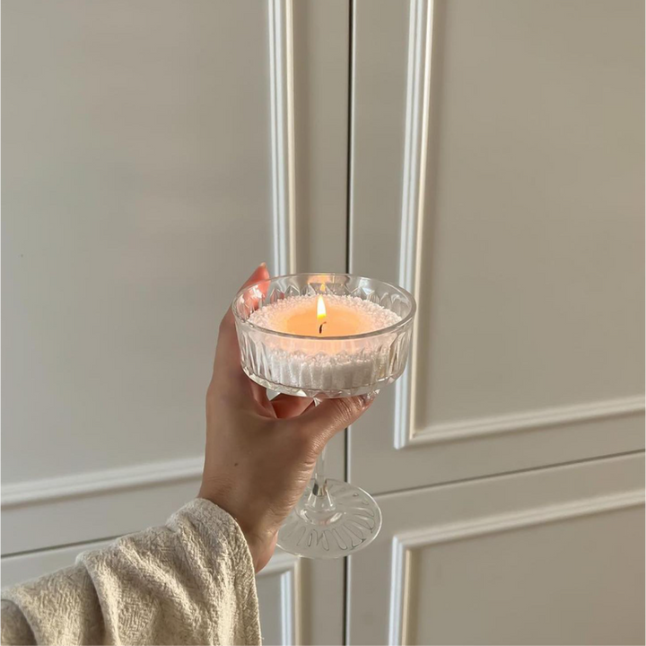 The Candle Dust Sand Candle Lemongrass Ginger