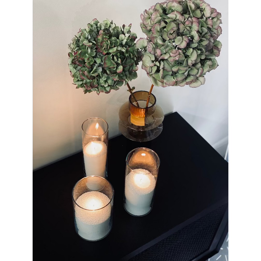 The Candle Dust Sand Candle Lemongrass Ginger
