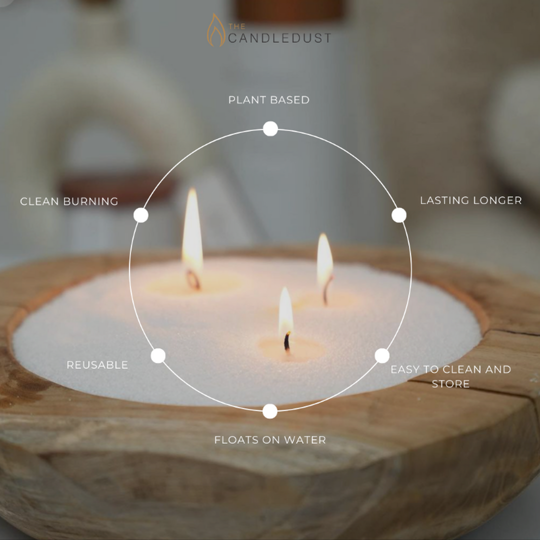 The Candle Dust Sand Candle Midnight