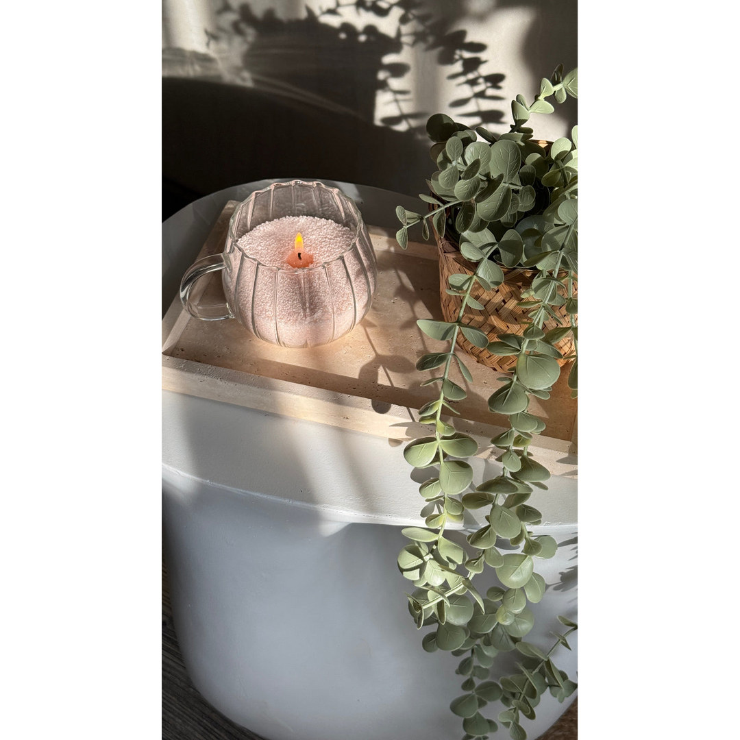 The Candle Dust Sand Candle Pomegranate Spice