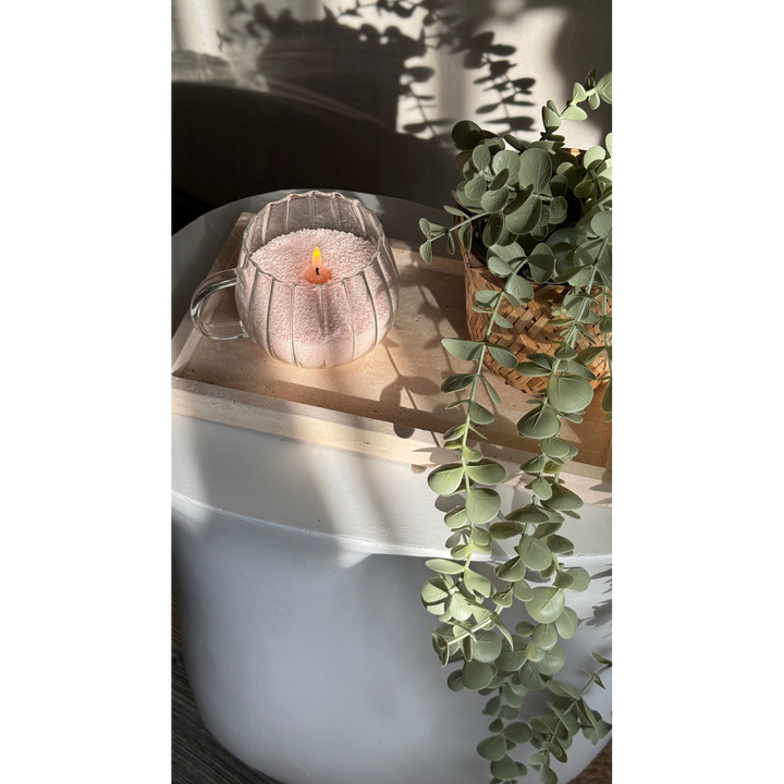 The Candle Dust Sand Candle Pomegranate Spice