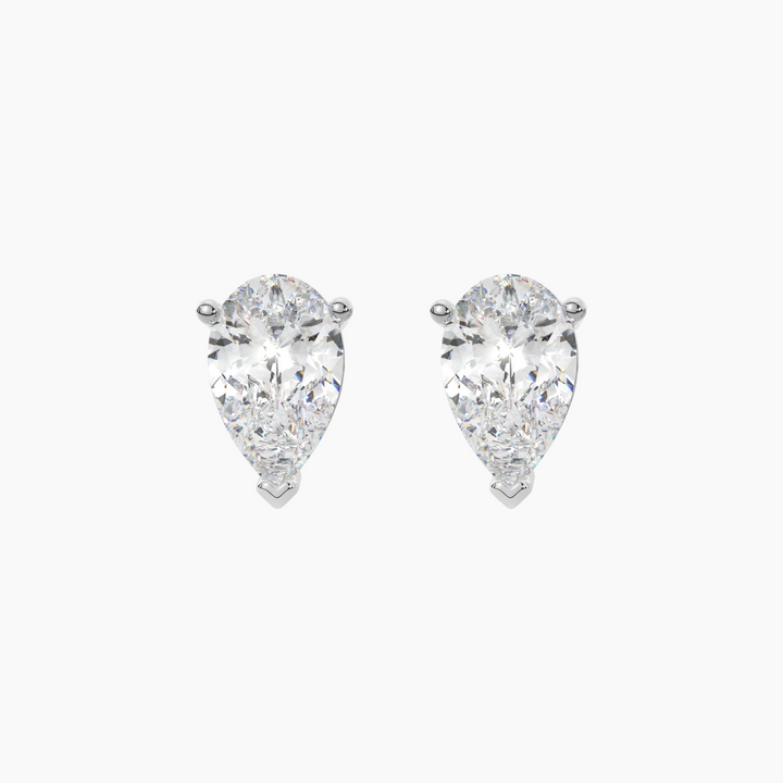 Illumine Gold The Luna Pear Studs Earrings