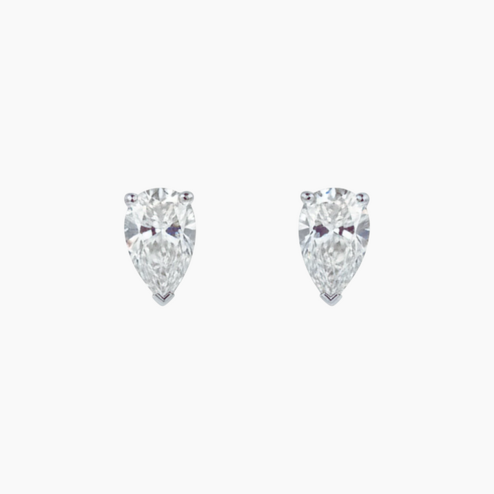 Illumine Gold The Luna Pear Studs Earrings