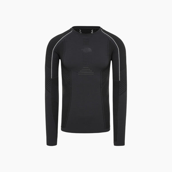 The North Face قميص رجالي بأكمام طويلة وياقة مستديرة Pro
