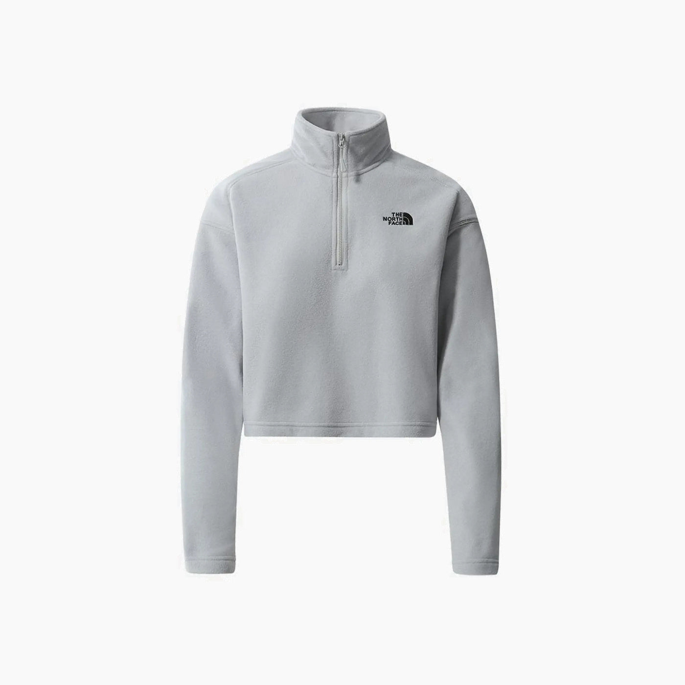 The North Face 100 Glacier Cropped 1/4 Zip Sweatshirt The North Face 100 Glacier Cropped 1/4 Zip Sweatshirt