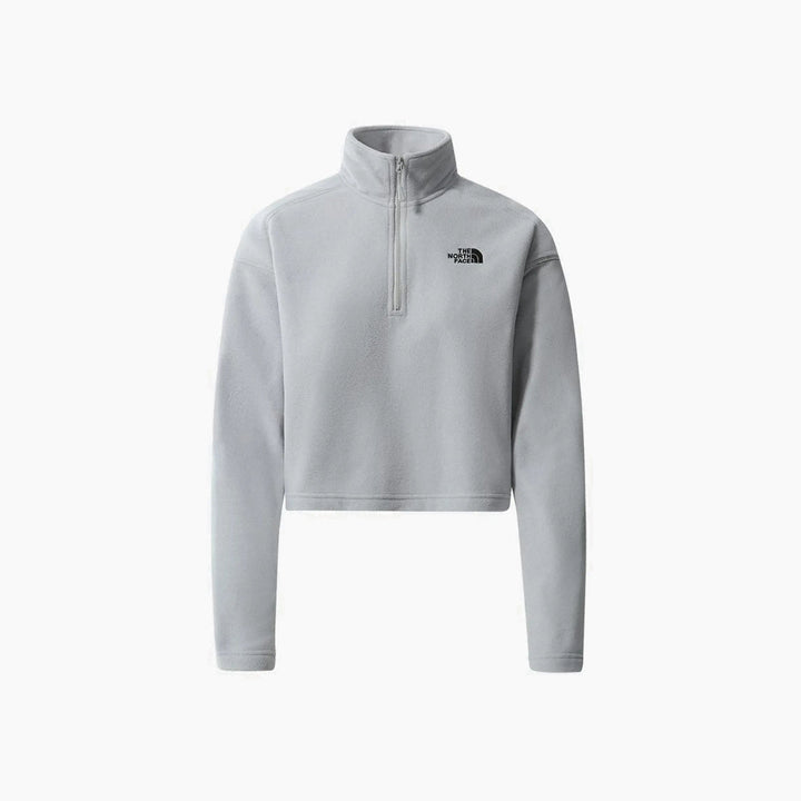 The North Face 100 Glacier Cropped 1/4 Zip Sweatshirt