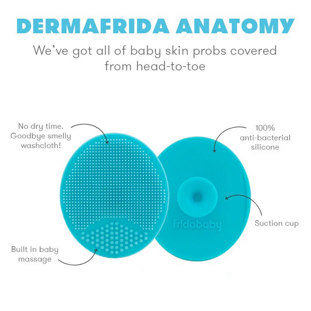 FridaBaby Skinsoother baby bath brush with storage case