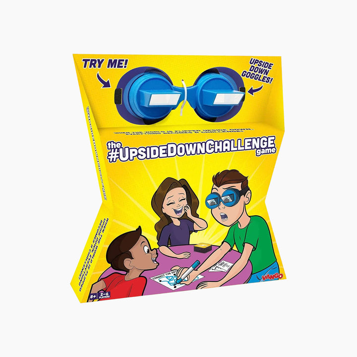Zing The Up Side Down Challenge Game with upside-down vision glasses