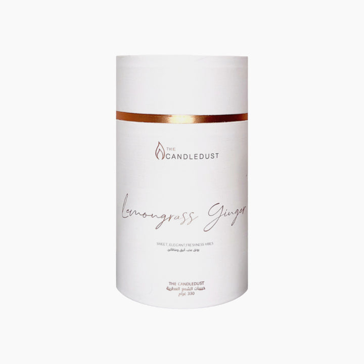 The Candle Dust Sand Candle Lemongrass Ginger