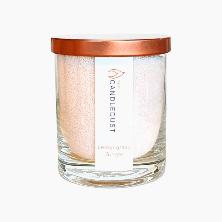 The Candle Dust Sand Candle Lemongrass Ginger
