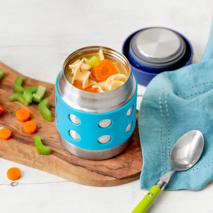 LunchBots Thermal 8oz - Orange &amp; Navy