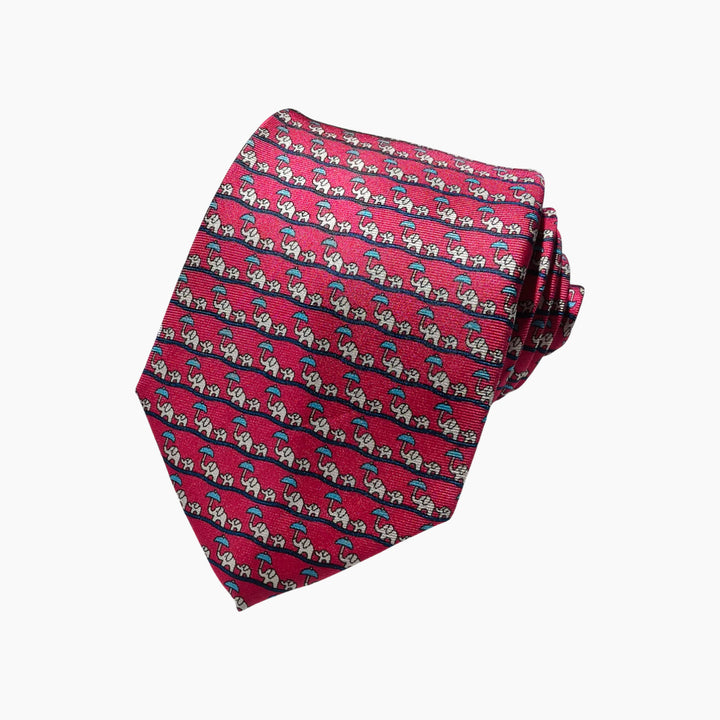 Leopardous Silk Tie