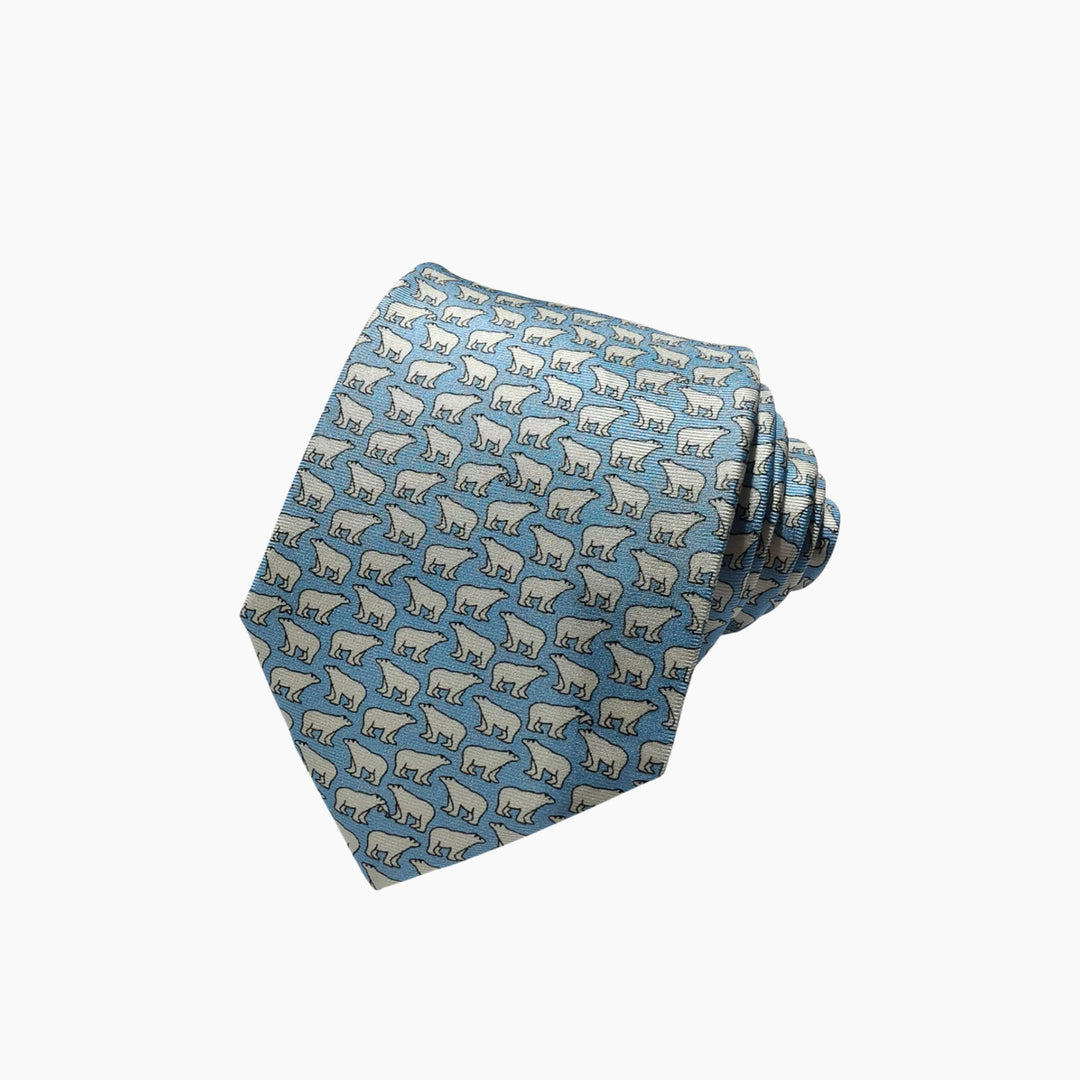 Leopardous Silk Tie