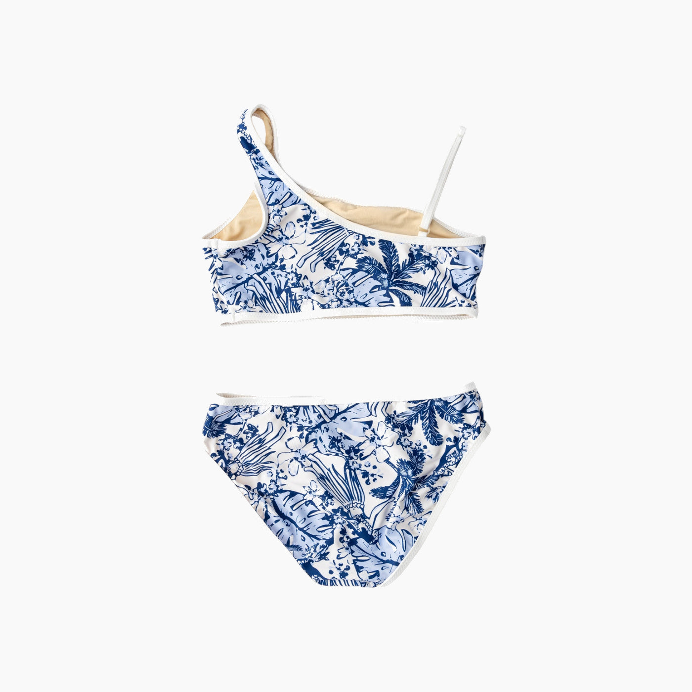 Shade Critters Tiki Tides Girls One Shoulder Two Piece Swimsuit - HUNA