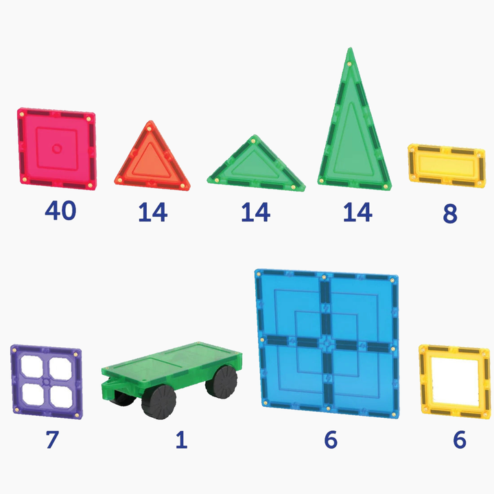 Tiletek Magnetic Tiles 110 Pcs Set