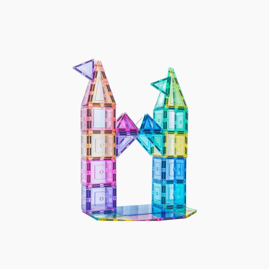 Tiletek Magnetic Tiles 112 Pcs Pastel Builders Set
