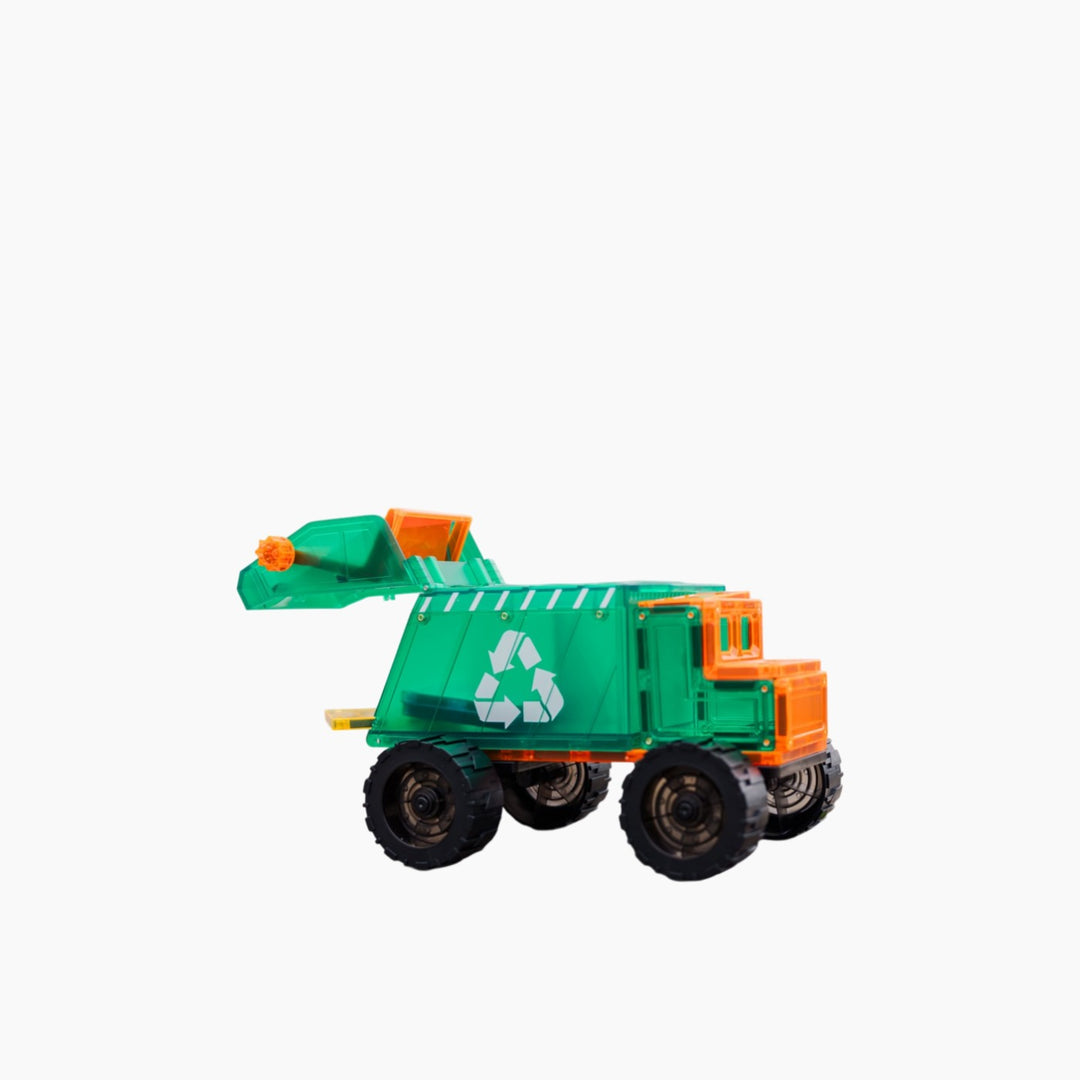 Tiletek Magnetic Tiles 14 Pcs Mega Recycling Truck