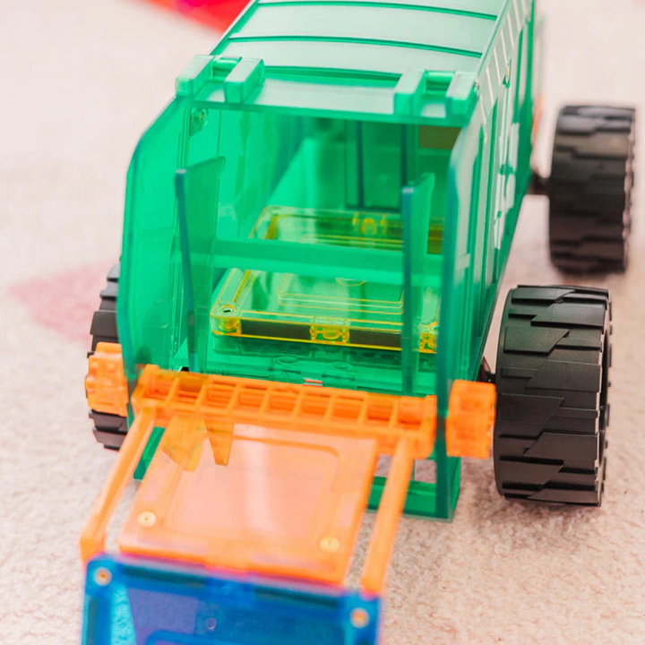 Tiletek Magnetic Tiles 14 Pcs Mega Recycling Truck